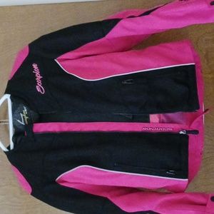 Lady's motorcycle jacket.
